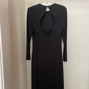 Ralph Lauren Purple Label Keyhole Black Dress